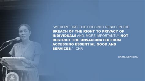 Statement of CHR Spokesperson, Atty Jacqueline Ann de Guia, .